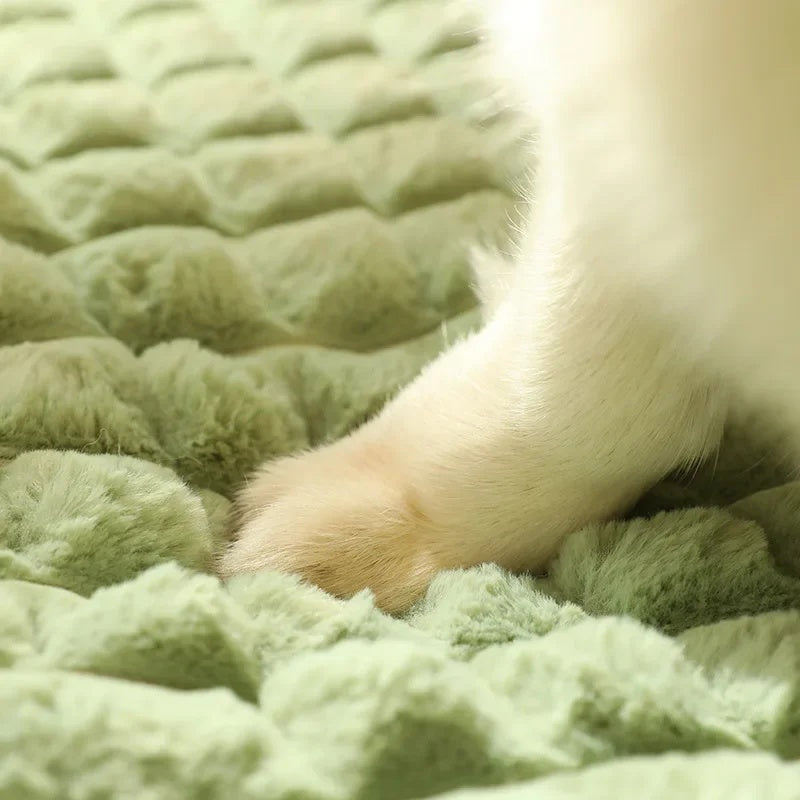 KFX-5114301 Cozy Detachable Dog Bed Mat for Large Dogs - Washable, Ideal for Autumn and Winter