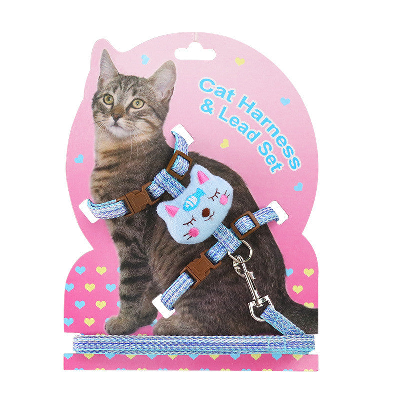 KFX-5116605 Adjustable Anti-Breakaway Cat Traction Belt in Multiple Colors