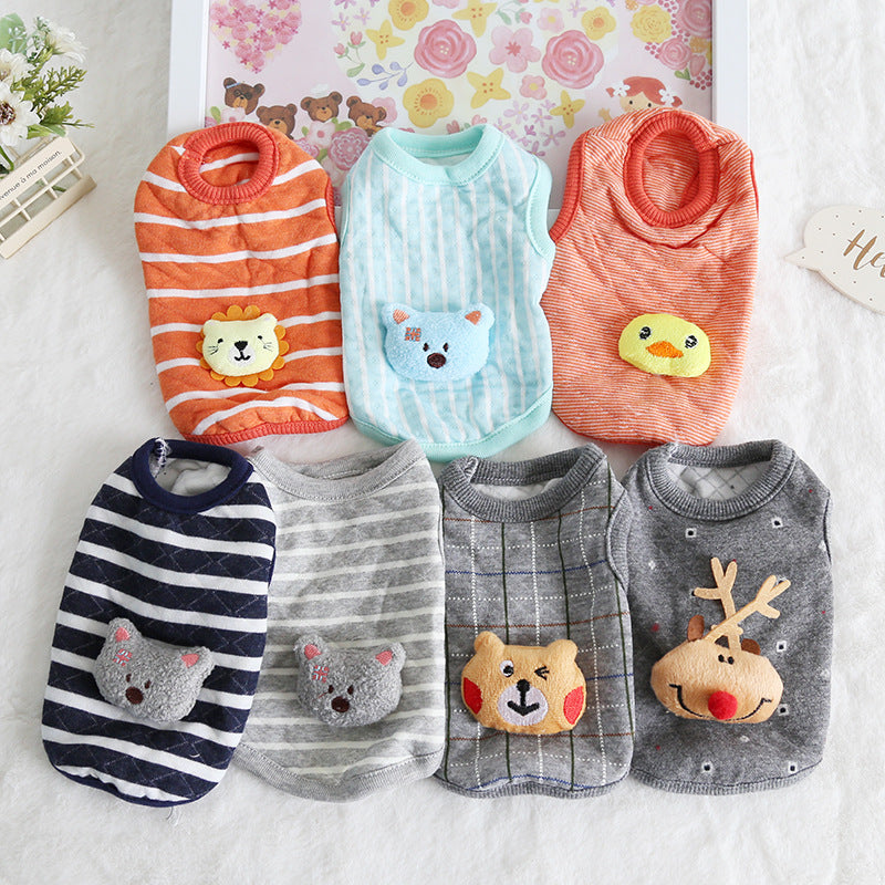 KFX-5123133 Adorable Plaid Dog Leggings in Various Fun Animal Designs and Colors