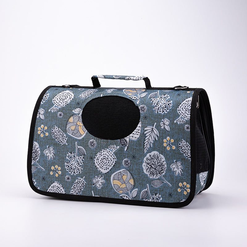 KFX-5124797 Portable Multifunctional Pet Outing Bag for Summer Adventures - Lightweight and Breathable Design for Cats and Small Pets