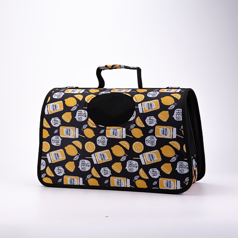 KFX-5124797 Portable Multifunctional Pet Outing Bag for Summer Adventures - Lightweight and Breathable Design for Cats and Small Pets