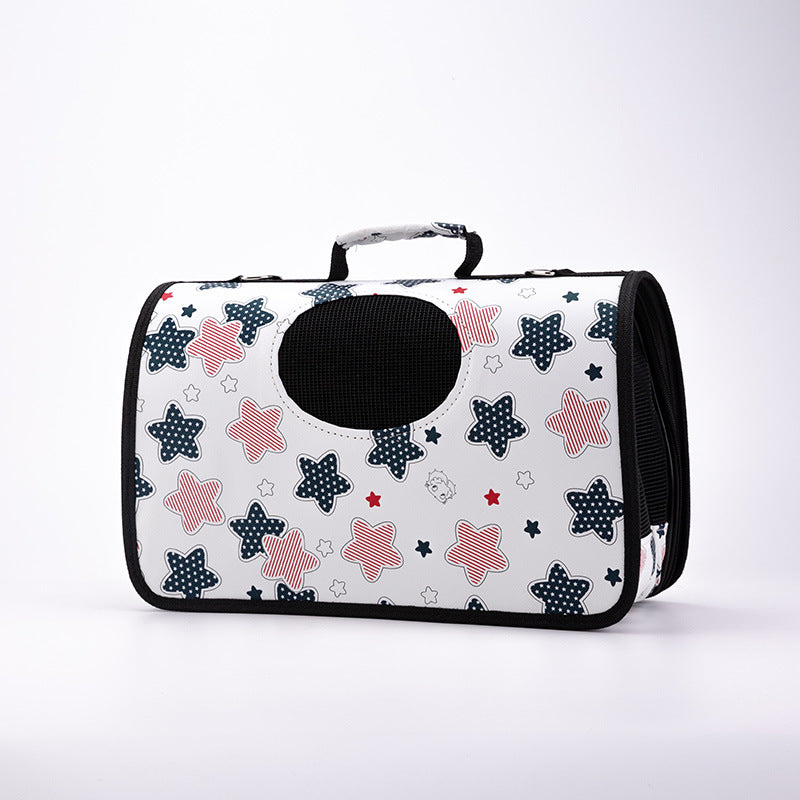 KFX-5124797 Portable Multifunctional Pet Outing Bag for Summer Adventures - Lightweight and Breathable Design for Cats and Small Pets