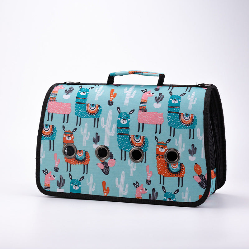 KFX-5124797 Portable Multifunctional Pet Outing Bag for Summer Adventures - Lightweight and Breathable Design for Cats and Small Pets
