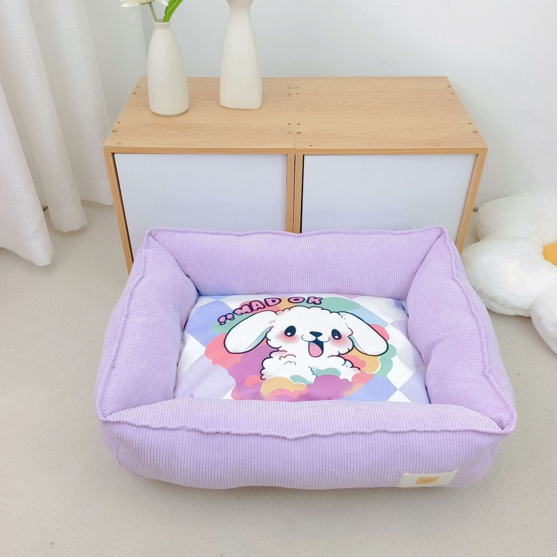 KFX-5128381 Pet Winter Cotton Universal Nest for Dogs and Cats - Soft and Cozy Bed in Multiple Colors