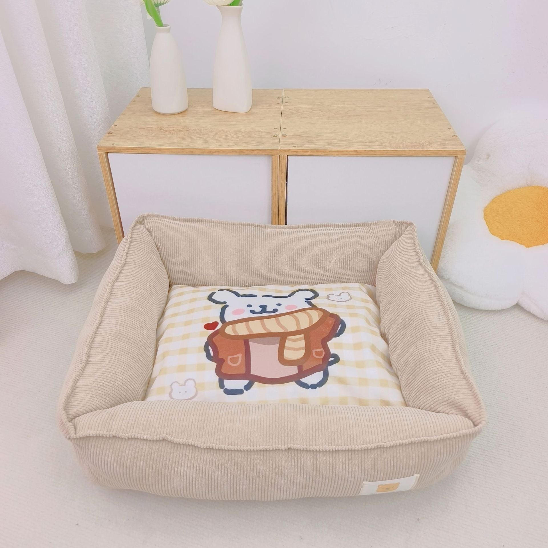KFX-5128381 Pet Winter Cotton Universal Nest for Dogs and Cats - Soft and Cozy Bed in Multiple Colors