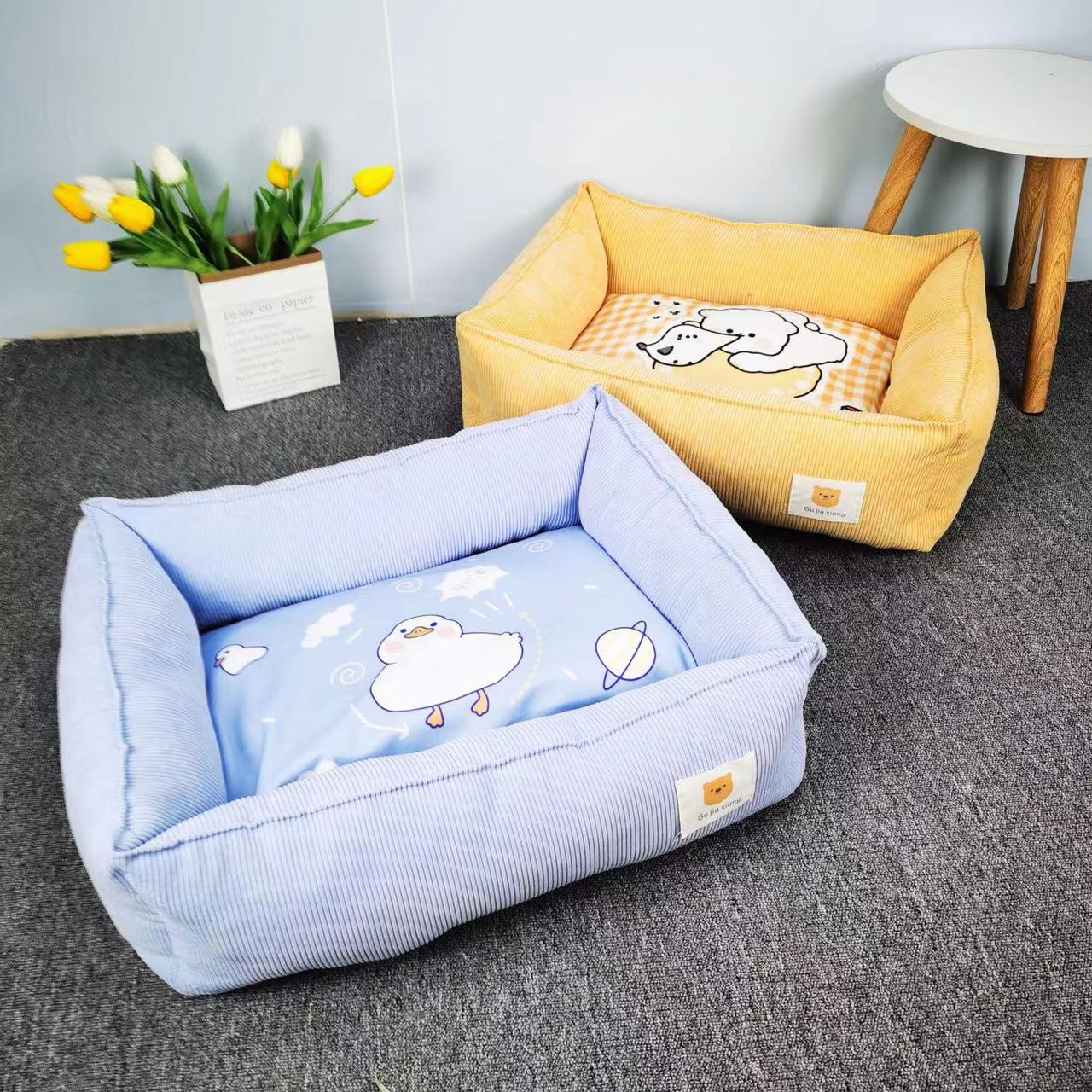 KFX-5128381 Pet Winter Cotton Universal Nest for Dogs and Cats - Soft and Cozy Bed in Multiple Colors