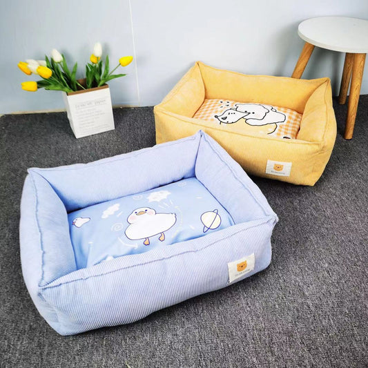 KFX-5128381 Pet Winter Cotton Universal Nest for Dogs and Cats - Soft and Cozy Bed in Multiple Colors