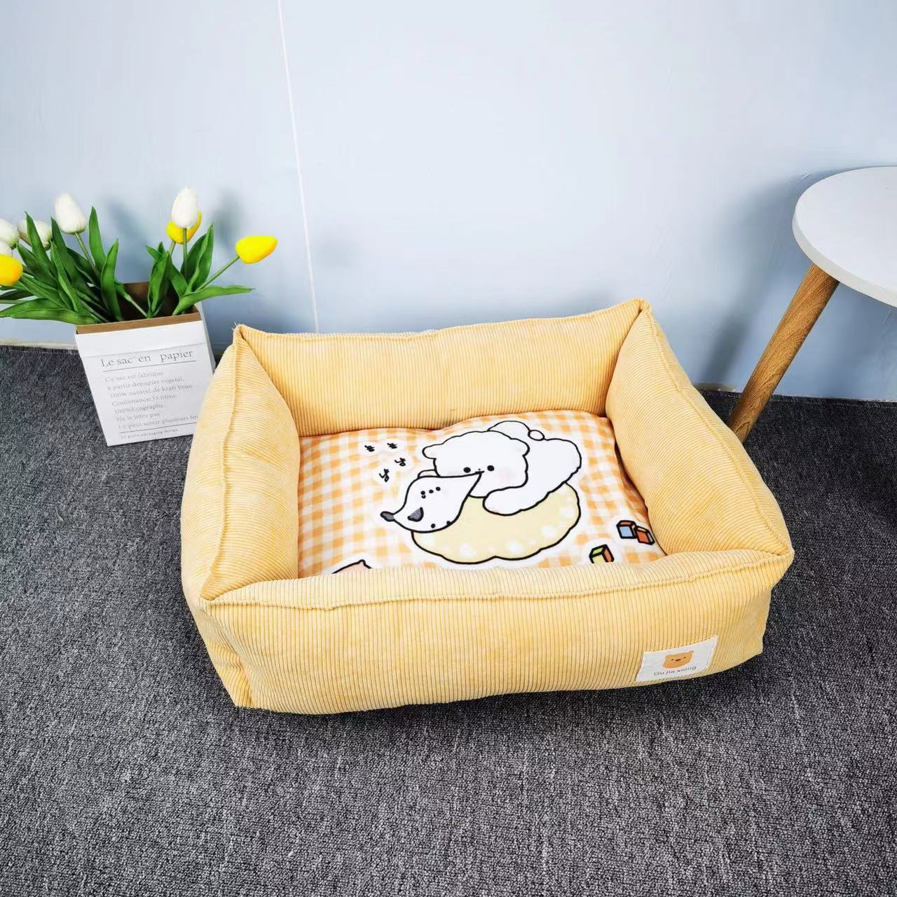 KFX-5128381 Pet Winter Cotton Universal Nest for Dogs and Cats - Soft and Cozy Bed in Multiple Colors