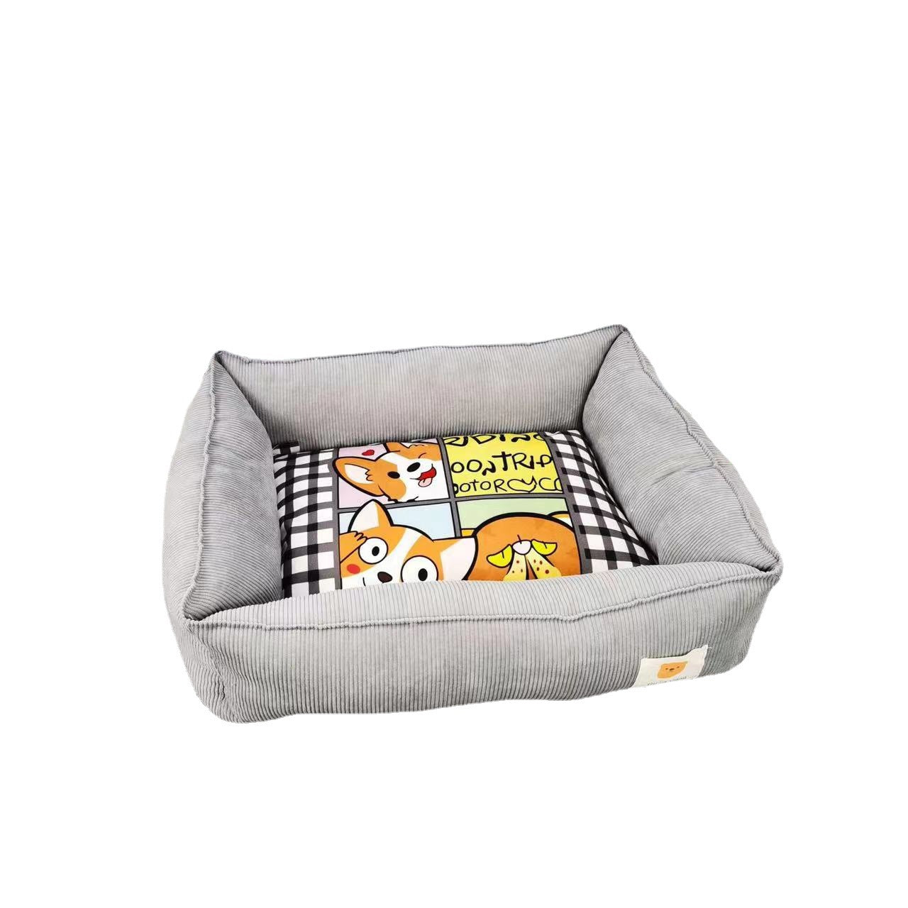 KFX-5128381 Pet Winter Cotton Universal Nest for Dogs and Cats - Soft and Cozy Bed in Multiple Colors