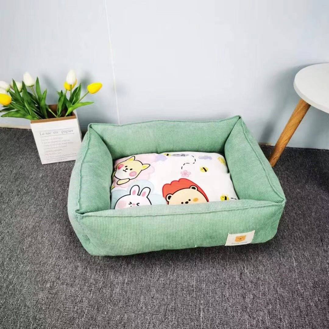 KFX-5128381 Pet Winter Cotton Universal Nest for Dogs and Cats - Soft and Cozy Bed in Multiple Colors