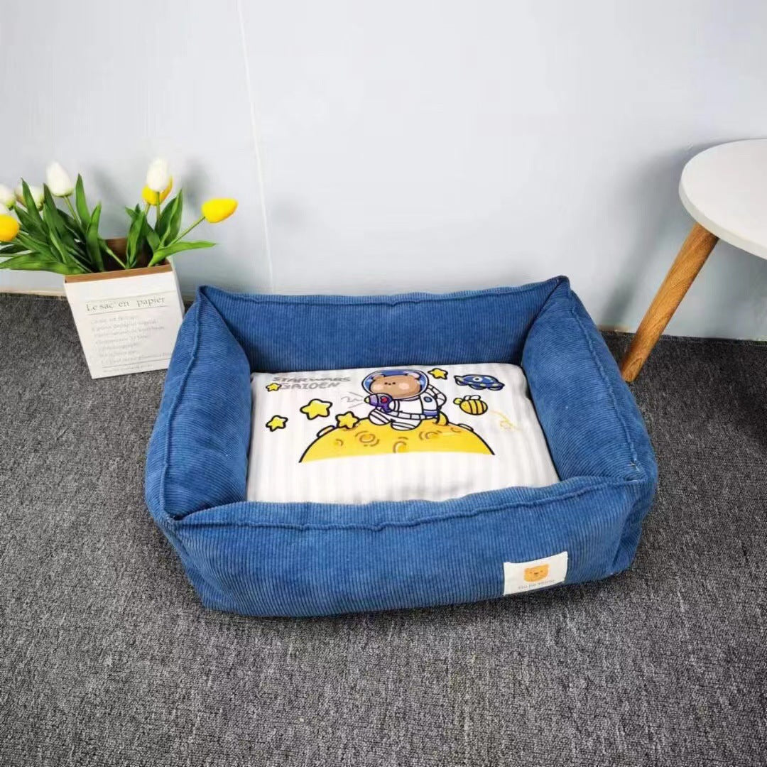 KFX-5128381 Pet Winter Cotton Universal Nest for Dogs and Cats - Soft and Cozy Bed in Multiple Colors