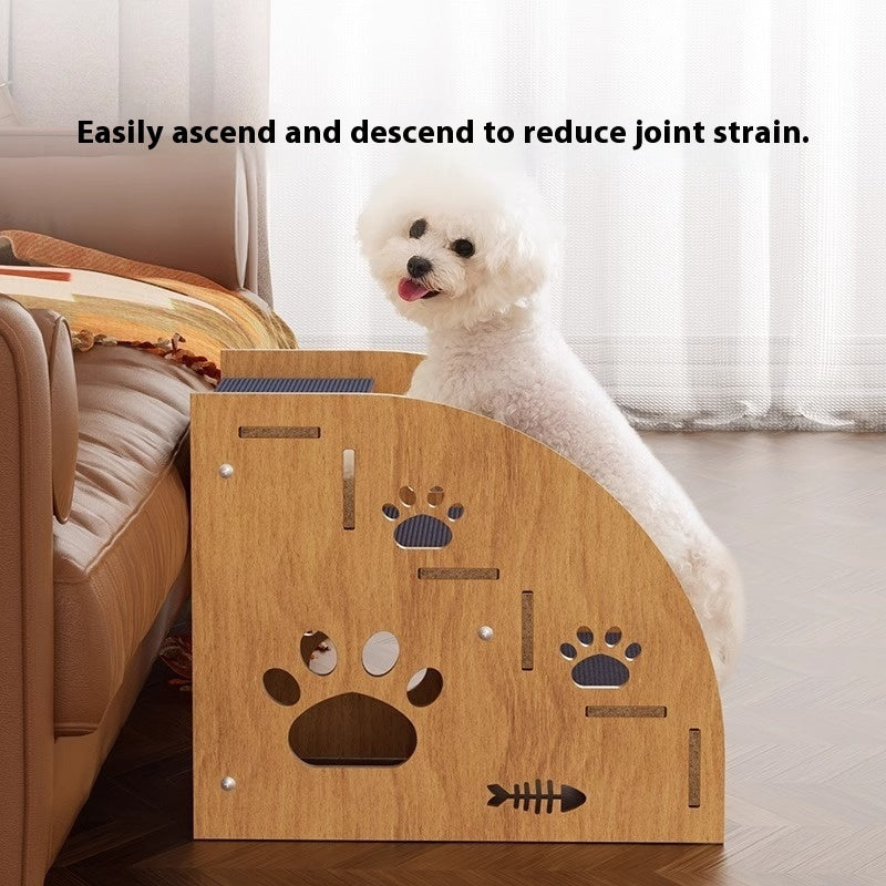 KFX-5129149 Small Dog Anti-Skid Wear-Resistant Pet Stairs for Easy Climbing - Available in 30cm, 35cm, and 40cm Heights