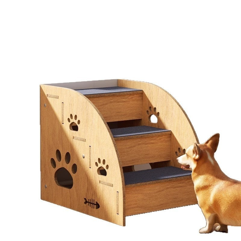 KFX-5129149 Small Dog Anti-Skid Wear-Resistant Pet Stairs for Easy Climbing - Available in 30cm, 35cm, and 40cm Heights