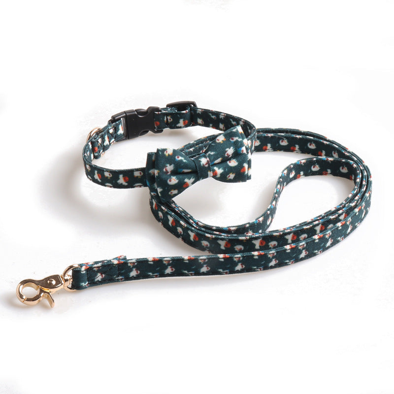 KFX-5136061 Halloween Pet Collar with Bowknot and Pumpkin Ghost Patterns - Adjustable Sizes Available