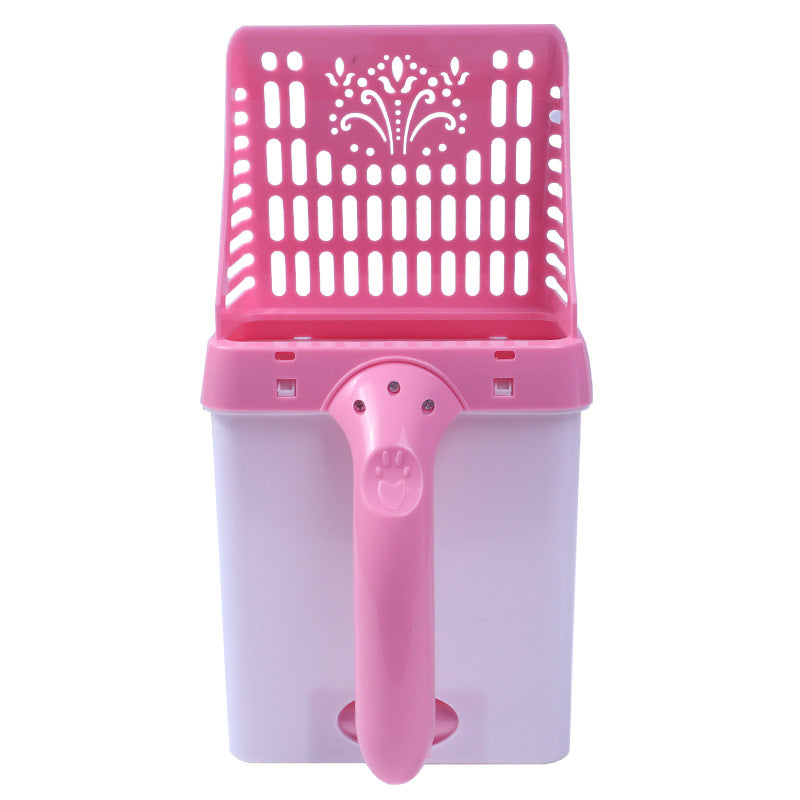 KFX-5137853 Detachable Pet Toilet Scoop with Bucket - Plastic, 30cm, Multiple Colors