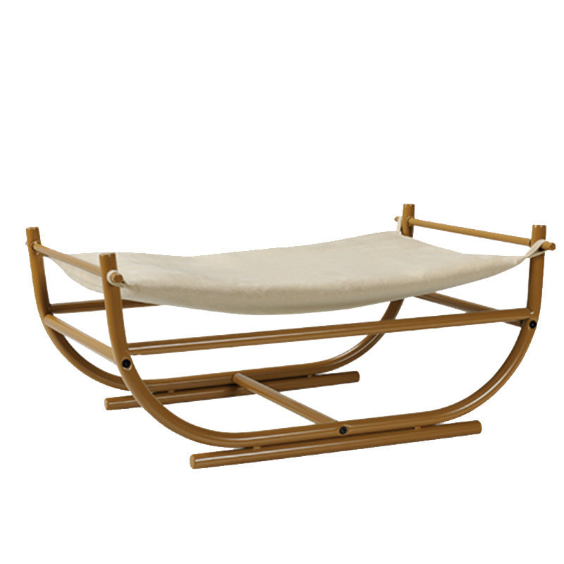 KFX-5141437 Iron Cat Hammock Pet Sofa Bed - Milk Tea, Chocolate, or Color Options with Replacement Mat