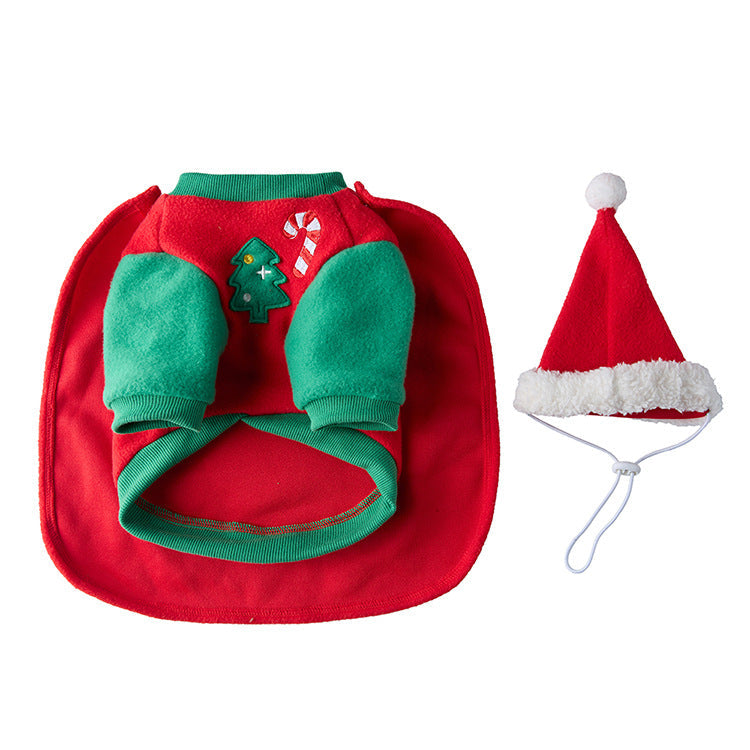 KFX-5144893 Festive Pet Costume for Dogs - Halloween and Christmas Style with Skirt and Accessories, Available in Sizes S, M, L, XL