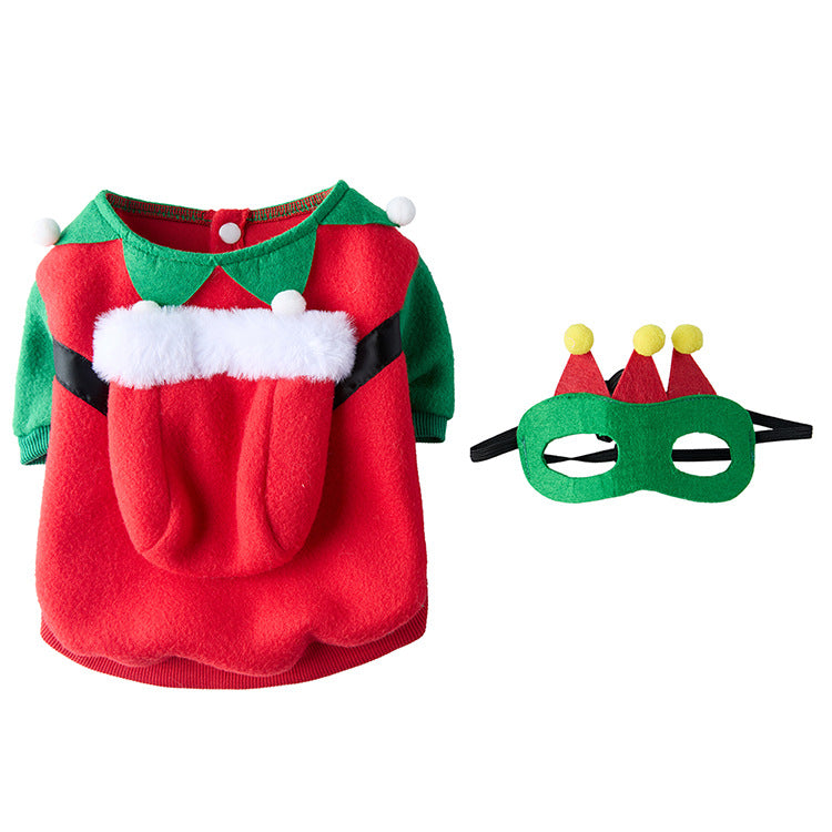 KFX-5144893 Festive Pet Costume for Dogs - Halloween and Christmas Style with Skirt and Accessories, Available in Sizes S, M, L, XL