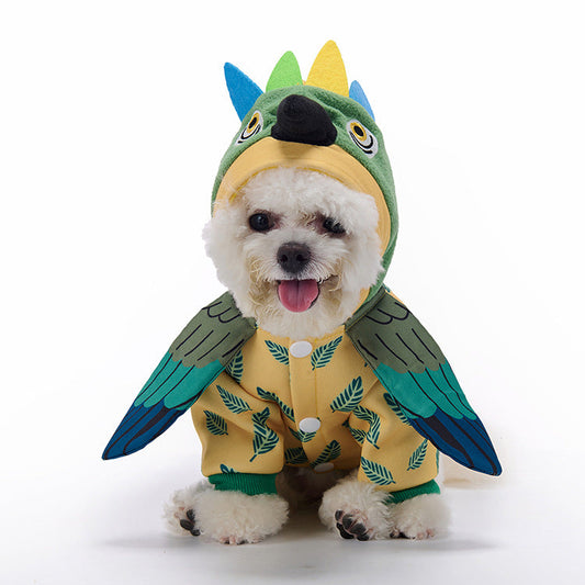KFX-5144893 Festive Pet Costume for Dogs - Halloween and Christmas Style with Skirt and Accessories, Available in Sizes S, M, L, XL