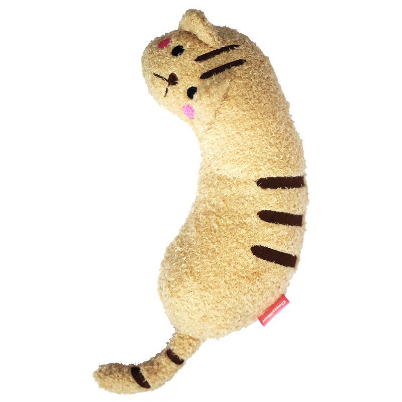 KFX-5146429 Cozy Cat Pillow - Polyester Fiber Seat Cushion for Comfort and Relaxation
