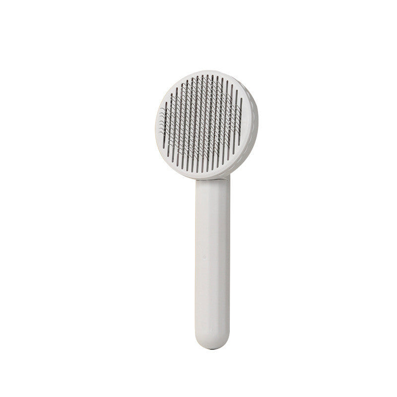 KFX-5151165 Self-Cleaning Comb for Dogs with ABS and Stainless Steel Needles - Blue, Cyan, Gray