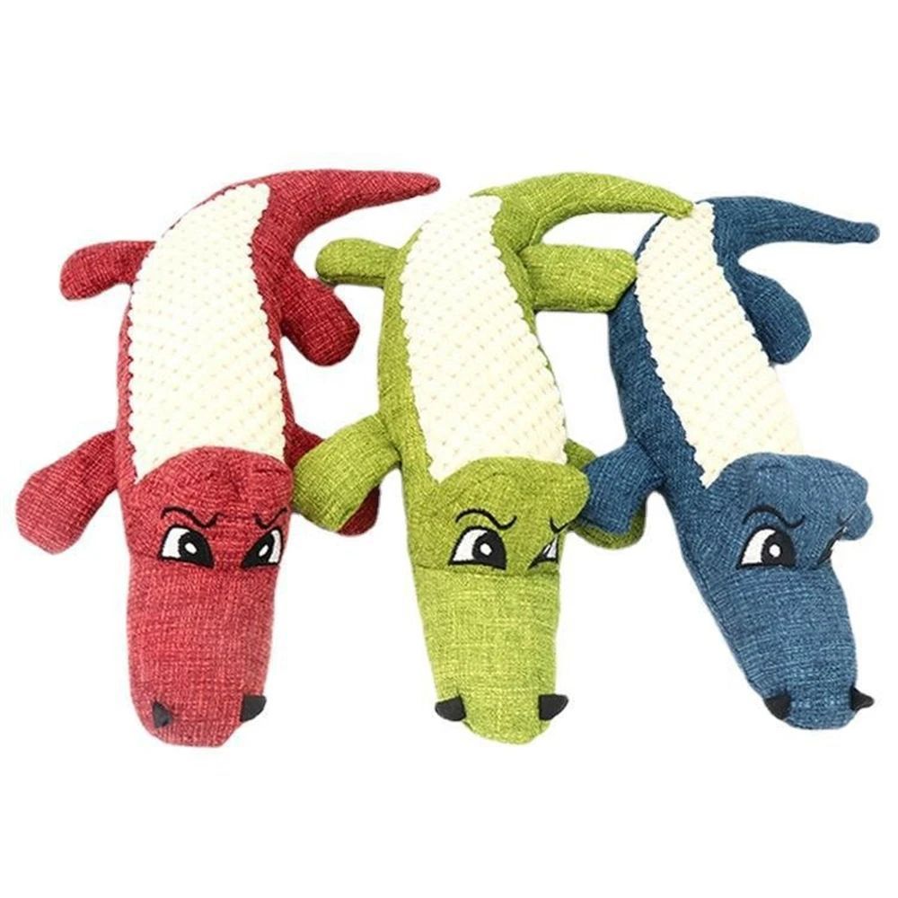 KFX-5155005 Plush Bite-Resistant Dog Toy with Squeaker for Molar Chewing – Ideal for All Breeds