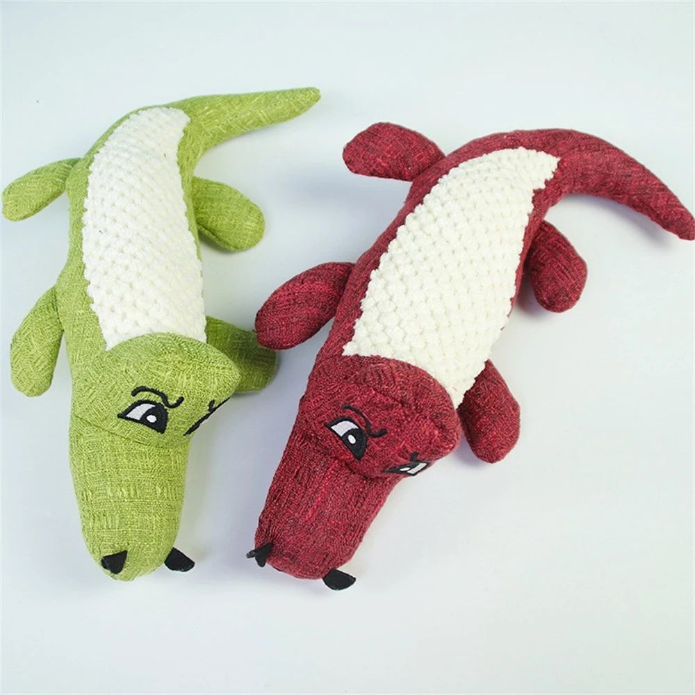 KFX-5155005 Plush Bite-Resistant Dog Toy with Squeaker for Molar Chewing – Ideal for All Breeds
