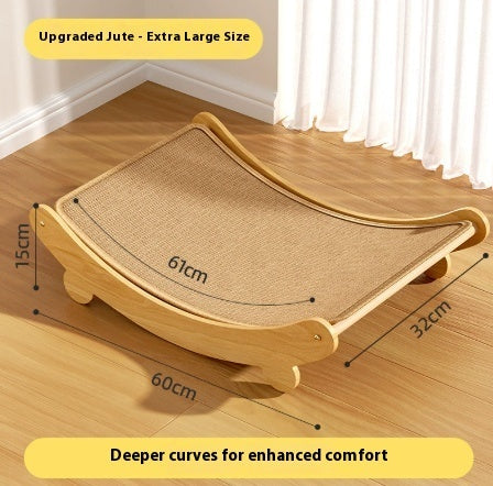 KFX-5159741 Jute Cat Scratch Board Nest – Scratch-Resistant and Durable for Cats 4-6 kg