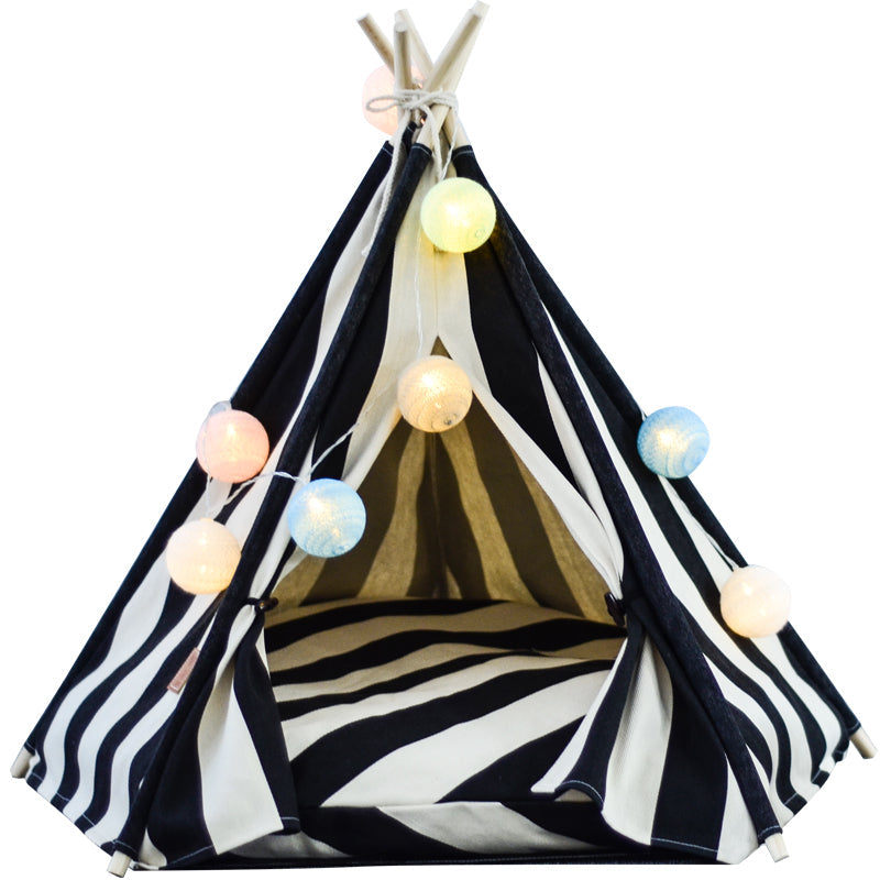 KFX-5161149 Detachable and Washable Four-Season Universal Pet Nest with Solid Wood Support and High-Elastic Padding