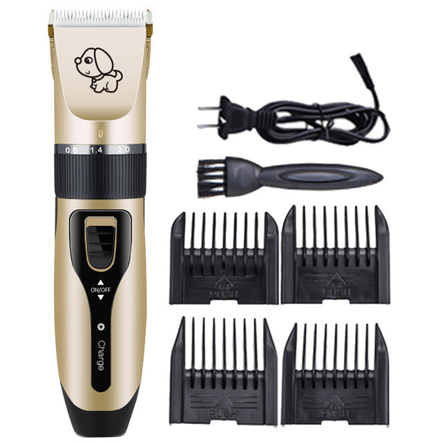 KFX-5162685 Pet Hair Clipper with Detachable Blade and Adjustable Limit Combs