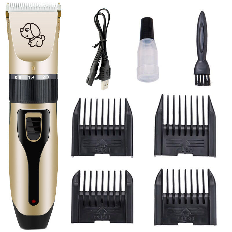 KFX-5162685 Pet Hair Clipper with Detachable Blade and Adjustable Limit Combs