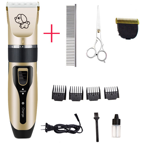 KFX-5162685 Pet Hair Clipper with Detachable Blade and Adjustable Limit Combs