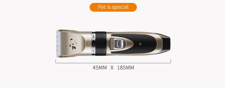 KFX-5162685 Pet Hair Clipper with Detachable Blade and Adjustable Limit Combs