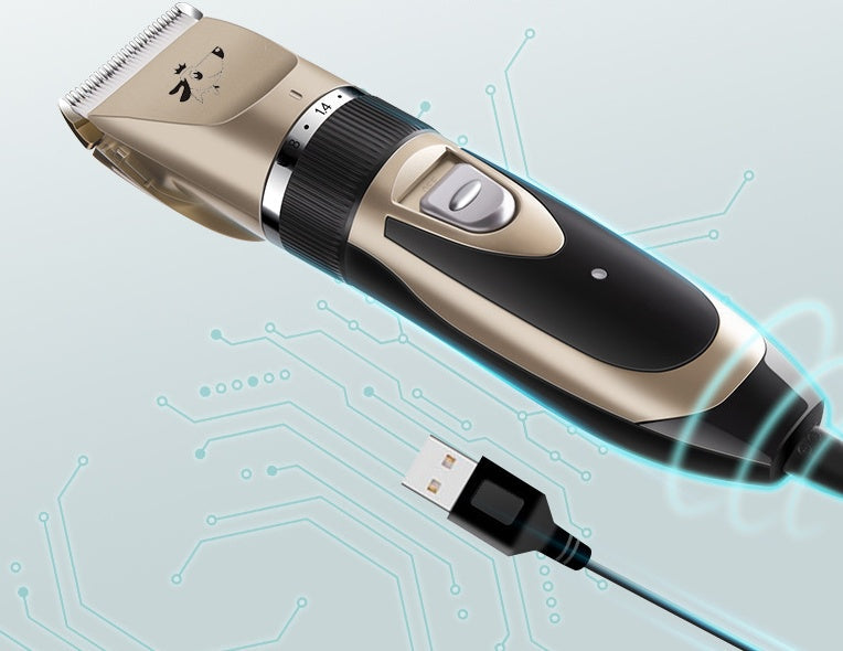 KFX-5162685 Pet Hair Clipper with Detachable Blade and Adjustable Limit Combs