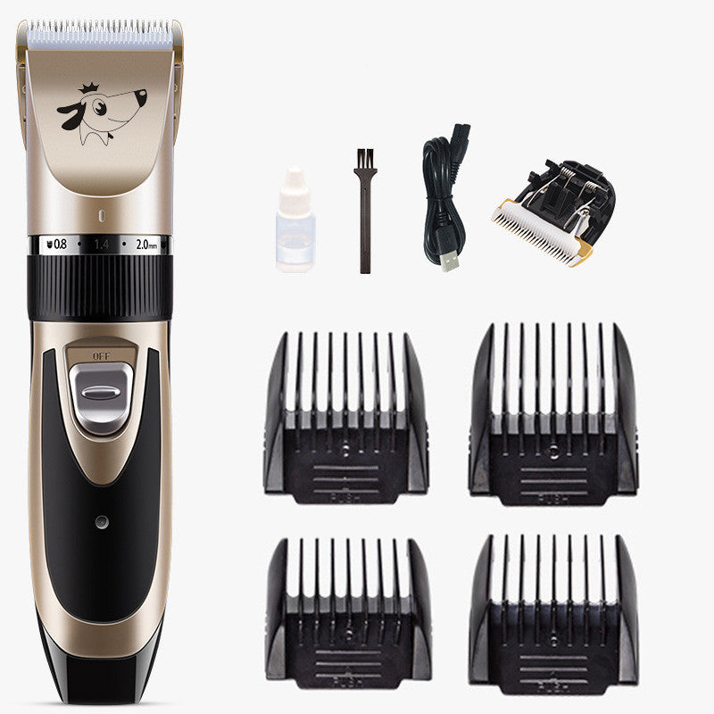 KFX-5162685 Pet Hair Clipper with Detachable Blade and Adjustable Limit Combs