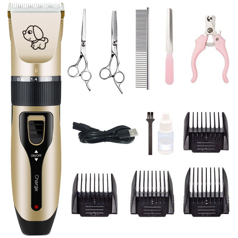 KFX-5162685 Pet Hair Clipper with Detachable Blade and Adjustable Limit Combs