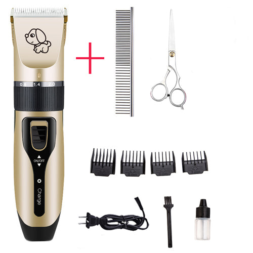 KFX-5162685 Pet Hair Clipper with Detachable Blade and Adjustable Limit Combs