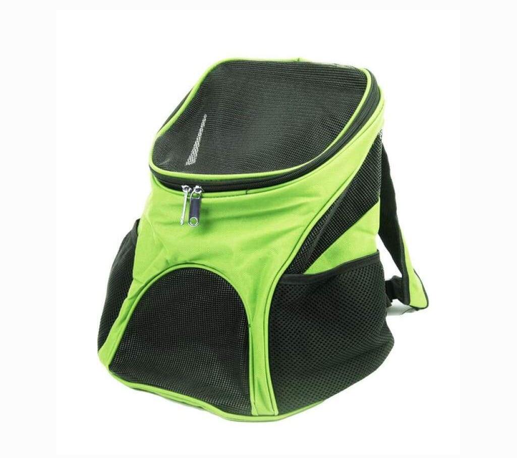 KFX-5163325 Pet Travel Backpack Carrier - Breathable Polyester Design, Medium Softness, 30x25x35cm, Available in Red, Sky Blue, Black, Coffee