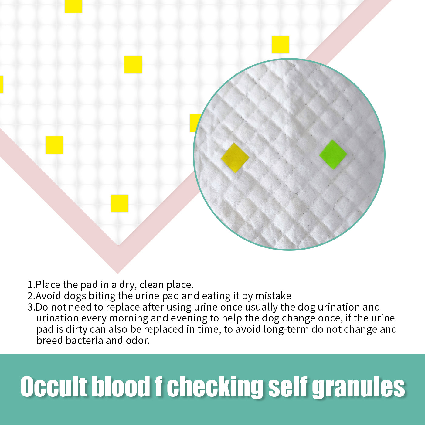 KFX-5164733 Absorbent Dog Detection Urine Pads - Pack of 10 for Easy Cleanup