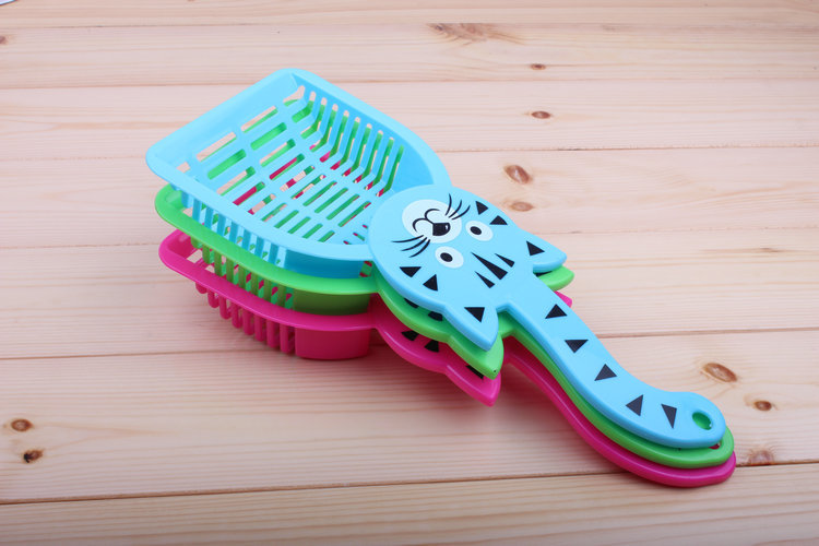 KFX-5178557 Durable Plastic Cat Litter Scoop for Easy Pet Waste Cleanup