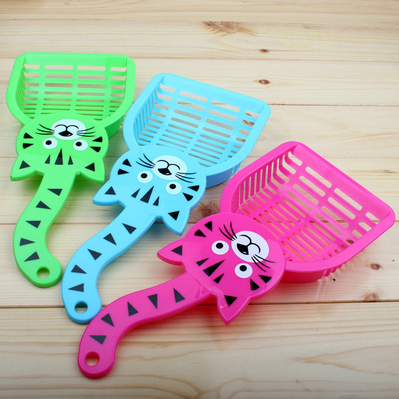KFX-5178557 Durable Plastic Cat Litter Scoop for Easy Pet Waste Cleanup