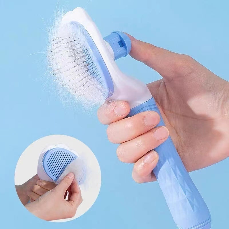 KFX-5183933 Pet Hair Removal Comb for Cats and Dogs in Various Colors