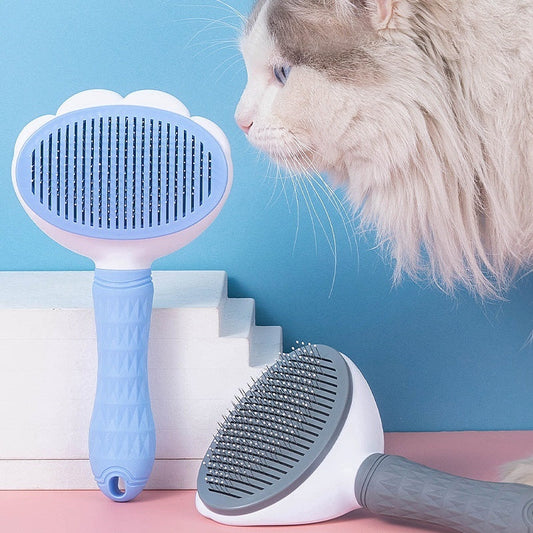 KFX-5183933 Pet Hair Removal Comb for Cats and Dogs in Various Colors