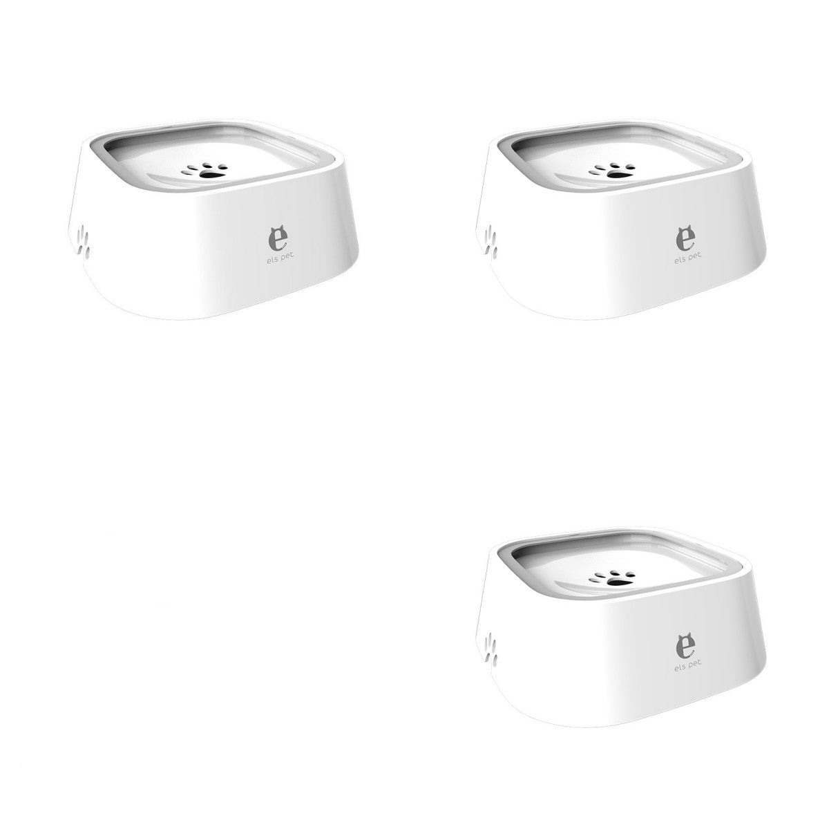KFX-5184189 Splash-Proof Dog Bowl with Large Capacity, Floating Design, and Anti-Tip Feature