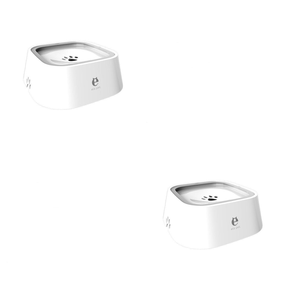 KFX-5184189 Splash-Proof Dog Bowl with Large Capacity, Floating Design, and Anti-Tip Feature