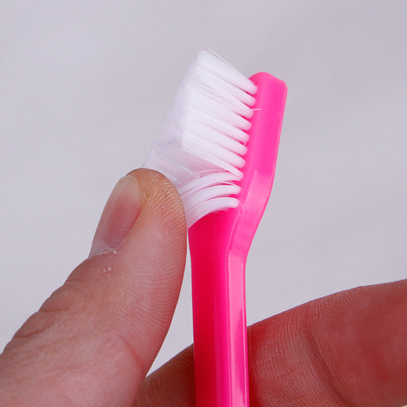 KFX-5185981 Double Head and Finger Toothbrush Set for Dogs and Cats - Soft, Durable Dental Care Tools