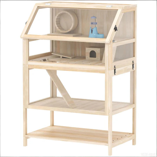 KFX-5186109 Hamster Cage with Spacious Design and Easy Access Features