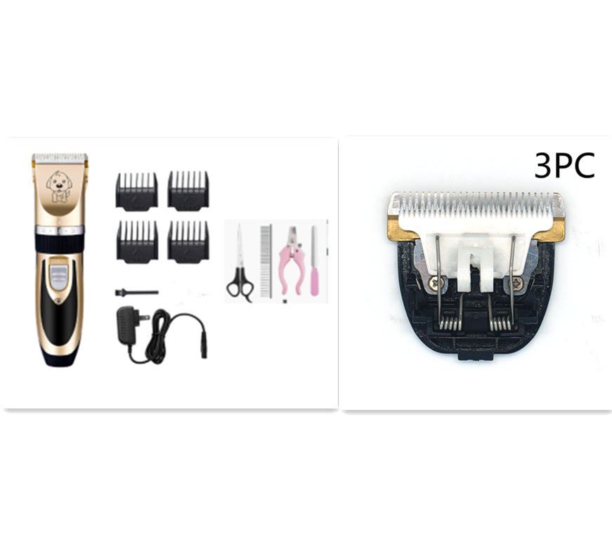 KFX-5189693 Rechargeable Cat Hair Clipper with Titanium Ceramic Blade and Adjustable Lengths