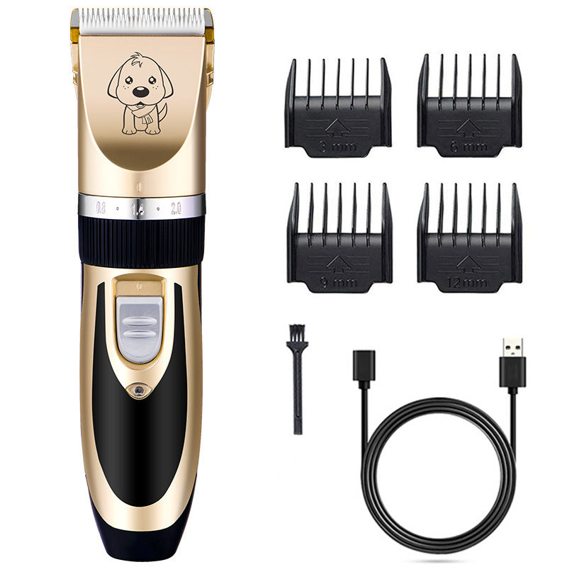 KFX-5189693 Rechargeable Cat Hair Clipper with Titanium Ceramic Blade and Adjustable Lengths