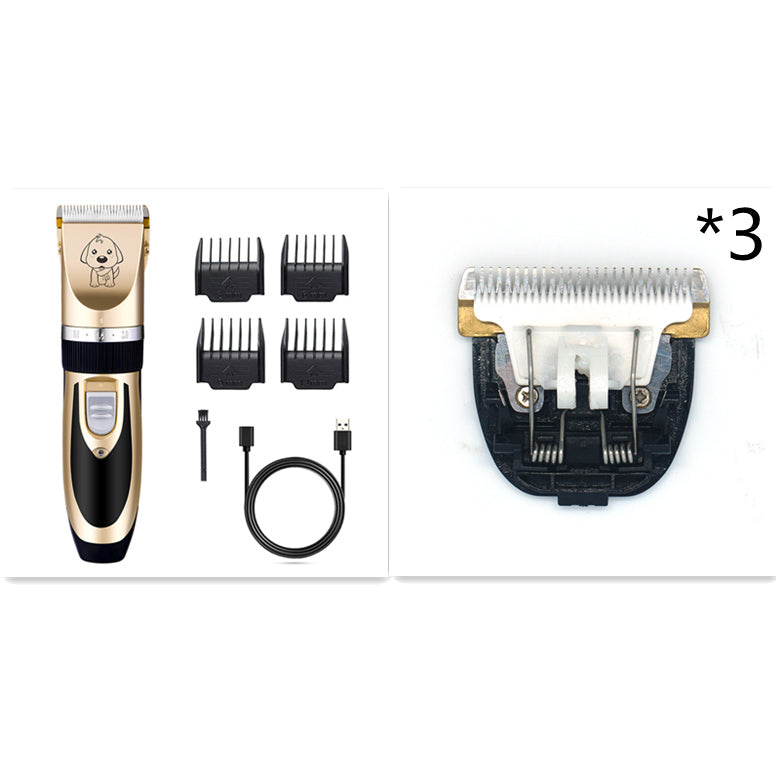 KFX-5189693 Rechargeable Cat Hair Clipper with Titanium Ceramic Blade and Adjustable Lengths